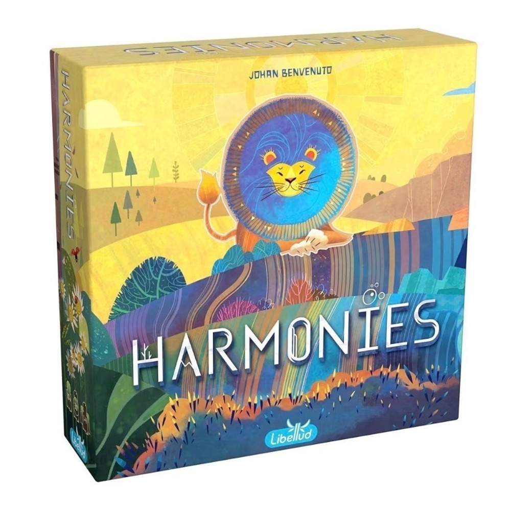 Harmonies Board Game Libellud LIBTL01EN Family Landscape Habitats Animals Solo